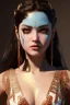 Placeholder: Barbarian character, physically fit, facepaint, waist up portrait, intricate, oil on canvas, masterpiece, expert, insanely detailed, 8k resolution, retroanime style, cute big circular reflective eyes, cinematic smooth, intricate detail , soft smooth lighting, soft pastel colors, painted Renaissance style