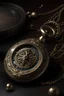 Placeholder: A vintage brass pocket watch adorned with celestial motifs, its cover featuring intricate designs reminiscent of a starry night. The watch lacks conventional hands or numbers, yet it exudes a sense of mystical time. Envision the watch in an ethereal glow, capturing the essence of its subtle time-manipulating magic.