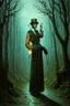 Placeholder: tummo ignition frequency; a neo-surreal, expressionist, steampunk version of John Atkinson Grimshaw