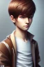 Placeholder: Shota, cute, brown hair, portrait