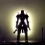 Placeholder: A portrait of a Robot, Japanese cyber samurai, art by Yoji Shinkawa, artist, cold ambient, rain, fog, latex, cables, purpurin, black, decorative color lights, neon style, a lot of led lights, fog, rain, vibrant color, highly detailed, art stations, concept art, smooth, unreal engine 5, god rays, ray tracing, RTX, lumen lighting, ultra detail, volumetric lighting, 3d, finely drawn, high definition, high resolution.