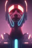 Placeholder: cyberpunk, head, men, portrai, tron