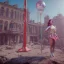 Placeholder: Ultra realistic circus scene. Classic acrobat woman, waist up view, Wes Anderson style, happy, bubbles, highly detailed, concept art, unreal engine 5, god rays, ray tracing, RTX, lumen lighting, ultra detail, volumetric lighting, 3d, finely drawn, high definition, high resolution.