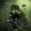 Placeholder: Overgrown, gasmask,
