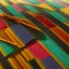 Placeholder: kente, thread, embroidery, cinema 4d render, high detail