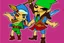 Placeholder: Cartoony and muscular Captain Jack Sparrow, Legend Of Zelda: Wind Waker style, stylized, colorful, adventurous.