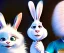 Placeholder: Portrait of Snowball with the key, the rabbit from The Secret Life of Pets.