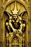 Placeholder: Gargoyles Promt: Art Nouveau Gothic Hyper realistic intricate oil paint detailed pencil sketched Notre Dame gargoyles in the style of Escher, a resin painter