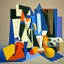 Placeholder: picasso cubism still life blocks