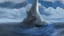 Placeholder: a twisting spire rises out of the raging sea, a whirlpool swirling into the base. treatcherous steps mark a path to the top. deep color, fantastical, intricate detail, splash screen, complementary colors, fantasy concept art, 8k resolution trending on Artstation Unreal Engine 5