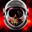 Placeholder: Highly detailed stunning image of undead scary evil zombie astronaut with iridescent blood red space suit,missing helmet face shield, dark fantasy,basil Wolverton,horror,evil, murderous,haunting,scary intricate details, cinematic, 8k, ultrarealistic, unreal engine,Norman Rockwell style, HR Giger style