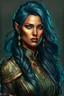 Placeholder: create an iconic female fantasy full body RPG character illustration with highly detailed facial features in the concept art style of Thom Tenery , 8k, ArtStation, DeviantArt