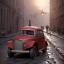 Placeholder: an old Volskwagen car ultra realistic,concept, 4k ,on street,8k resolution, high-quality, fine-detail, parked in crowded city winter