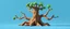 Placeholder: hi poly Tree Guardian T-pose just the character and simple background