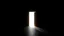 Placeholder: In a dark room, light streams in through an open door symbolizing new possibilities, hope, and overcoming problems.