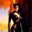 Placeholder: Drawing of beautiful face,'beautiful booty,Busty CAtWoman',intense stare, ancient skintight armor, balanciaga fashion clothe painting by gaston bussiere, greg rutkowski, yoji shinkawa, yoshitaka amano, tsutomu nihei, donato giancola, tim hildebrandt, Oil on canvas, cinematic composition, extreme detail,fit full head inside picture,16k