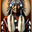 Placeholder: drunk native American chief