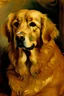 Placeholder: Portrait of a Golden Retriever by Van Gogh