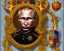 Placeholder: president Putin angry satan with horns fangs and tusk