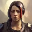 Placeholder: portrait of a woman by greg rutkowski, rosa salazar as a young mandalorian bounty hunter from star wars expanded universe, highly detailed portrait, digital painting, artstation, concept art, smooth, sharp foccus ilustration, artstation hq