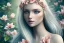 Placeholder: femme long cheveux blond yeux bleus , 8k resolution, flower magnolia, beautifulhijab portrait, 8k resolution, flower head and body, beautiful