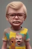 Placeholder: Dahmer toddler, full body, angry, bokeh, hyper realistic