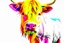 Placeholder: white,background,full,colour 3-d,highland cow pop.out,cool