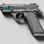 Placeholder: pistol, grey background