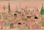 Placeholder: A pale pink village with a magic show painted by Paul Klee
