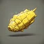 Placeholder: yellow cartoon asteroid stylized