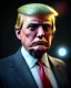 Placeholder: Realistic Waist up Portrait, Donald trump muppet, retro style, photo studio, unreal engine 5, god lights, ray tracing, RTX, lumen lighting, ultra detail, volumetric lighting, 3d.