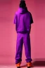 Placeholder: year 1999 women fashion, Techno, rave, Loose, straight, suit, low waist light trousers, t-shirt, new kind of hoodie with high tippet, which goes down along zipper! Colors: all denim colors, purple, khaki, lilac, plum, orange, terracotta, red, pink, dark blue, beige. Patterns: lynx, balls, stripes. lynx belt. starling or owl prints. Women models. Missy Elliot, Sandra Bullock, Milla Jovovich, Big tennis shoes on. Latex, denim and leather e.g. in Leg warmers.