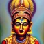 Placeholder: realist style painting of indian god