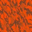 Placeholder: a highly detailed oil painting of seamless camouflage pattern, orange color palate