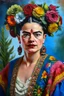 Placeholder: mexican frida cote d'azur woman