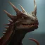 Placeholder: red dragon, dragon portrait, portrair, dragon head, dragon face, big eyes, fangs, dragon with horns, 8k resolution, high-quality, fine-detail, fantasy, incredibly detailed, ultra high resolution, 8k, complex 3d render, cinema 4d