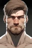 Placeholder: Give me a real picture of a person with muscles, white eyes, and three mouths