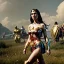 Placeholder: Full body, 3d render, gal Gadot, wonder women 1800's women style, 1800's hair style, 1800's women clothes style, hyper realistic, octane render, unreal engine 5, 8k, palace background, uhd