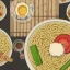 Placeholder: ramen with beer drink