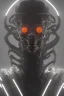 Placeholder: evil berserker, alien, tron, head, bitcoin eyes, 8k, finely detailed, dark light, photo realistic, hr giger, cyberpunk