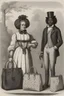 Placeholder: Illustrate the dehumanizing perspective of Franklin and Armfield towards slaves. Depict their likening of "fancy girls" to luxury items like Louis Vuitton handbags. Use symbolism to convey the callousness of this comparison