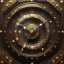 Placeholder: Steampunk clock face,steampunk center composition, ultra realistic, shiny, smooth, studio quality, octane render, Surrealism, Triadic colour scheme,glow-stick, ambient lighting,nightclub lighting, polaroid, 100mm, --ar 1:1 --v4