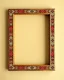 Placeholder: empty photo frame persian art no background