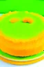 Placeholder: Sponge cake with tuna flakes