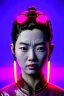 Placeholder: portrait, Asian woman samurai warrior :: symmetry photography, cyberpunk style, pink hair, black samurai army, katana, japanese traditional ornaments, pink, white, black, led wires, glow eyes, cinematic, Ultra realistic, dark scene, soft color, highly detailed, unreal engine 5, RTX, ultra detail, 3d, finely drawn, high definition.