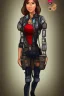 Placeholder: Portrait lady, full body shot, full-color long shot Transportcore