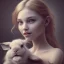 Placeholder: a cute smiling girl holding her bunny, tattoo in her face, michelangelo oil painting, steam punk, scary, horror, realistic, made in octane, cinematic, ultra-realistic, extremely detailed octane rendering, 8K, VRAY Super Real ar 2:3, dof photorealistic futuristic 50mm lens hard lighting dark gray tintype photograph, realistic lighting, sephia colors