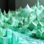 Placeholder: A mint colored village made out of diamonds painted by Claude Monet