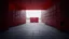 Placeholder: Surreal Art of Surreal and brutalist architecture inhated. Red and Black,Theme post-industrial,Subject dissonant pillars,Color Palette ashen gray,Composition geometric chaos,Imaginary World underground sprawl,Surreal Elements levitating blocks,Perspective aerial cube view,Mood architectural awe,Symbolism form over life