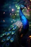 Placeholder: Create a picture of a strange colorful peacock standing near its twigs of branches and flowers lying on the river bank, decorated with flowers, highly detailed, maximalist, dreamy setting, high fine defined details, sharp, high resolution HDR 8x Modifiers: crisp quality Joris Hoefnagel Antonis Fylladitis velvety Lawrence alma tadema